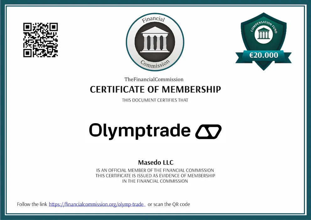 Masedo LLC Certificate of Membership
